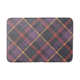 Classic Plaid Pattern Bath Mat