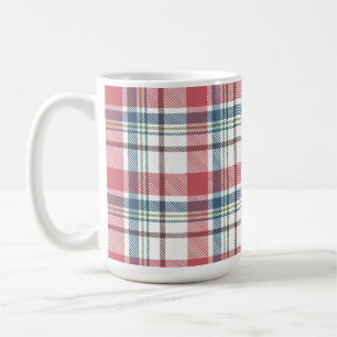 Classic Plaid Pattern Coffee Mug