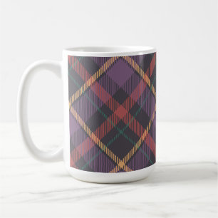 Classic Plaid Pattern Coffee Mug