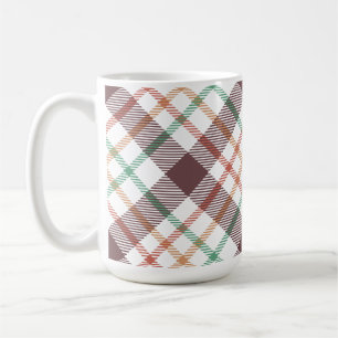 Classic Plaid Pattern Coffee Mug