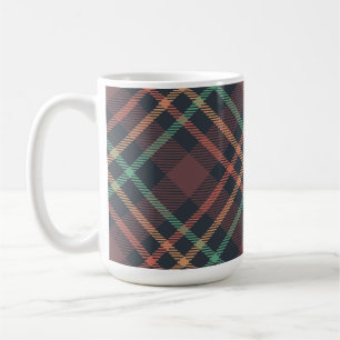 Classic Plaid Pattern Coffee Mug