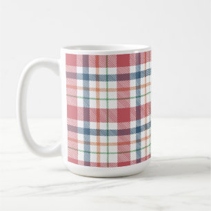 Classic Plaid Pattern Coffee Mug