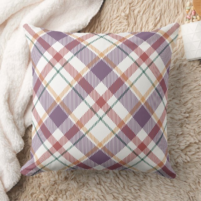 Classic Plaid Pattern Cushion (Blanket)