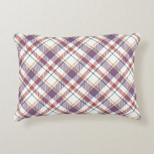 Classic Plaid Pattern Decorative Cushion