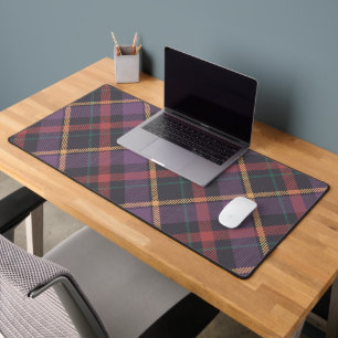 Classic Plaid Pattern Desk Mat