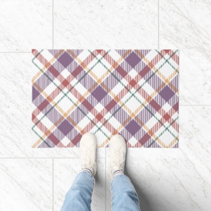 Classic Plaid Pattern Doormat