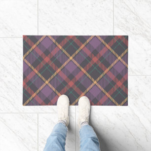 Classic Plaid Pattern Doormat