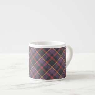 Classic Plaid Pattern Espresso Cup