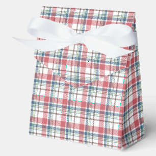 Classic Plaid Pattern Favour Box