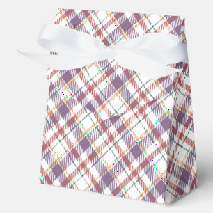 Classic Plaid Pattern Favour Box