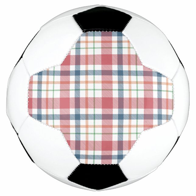 Classic Plaid Pattern Football (Front)