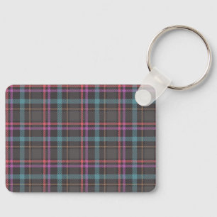Classic Plaid Pattern Key Ring