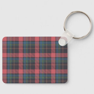 Classic Plaid Pattern Key Ring