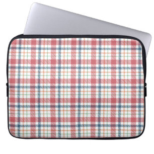 Classic Plaid Pattern Laptop Sleeve