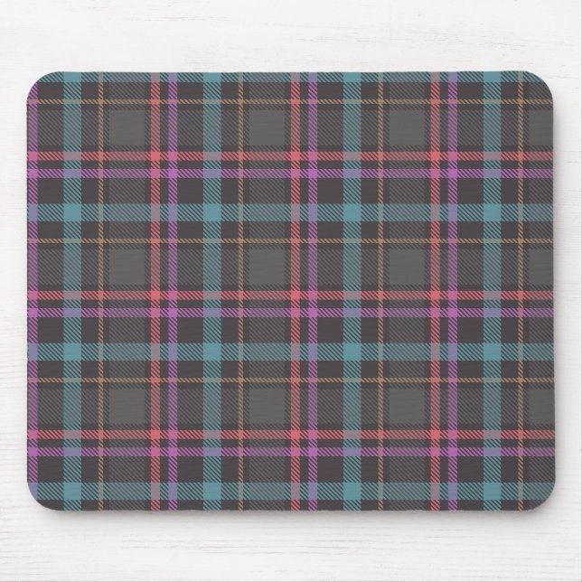 Classic Plaid Pattern Mouse Mat (Front)
