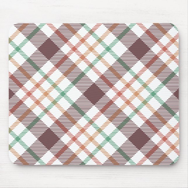 Classic Plaid Pattern Mouse Mat (Front)