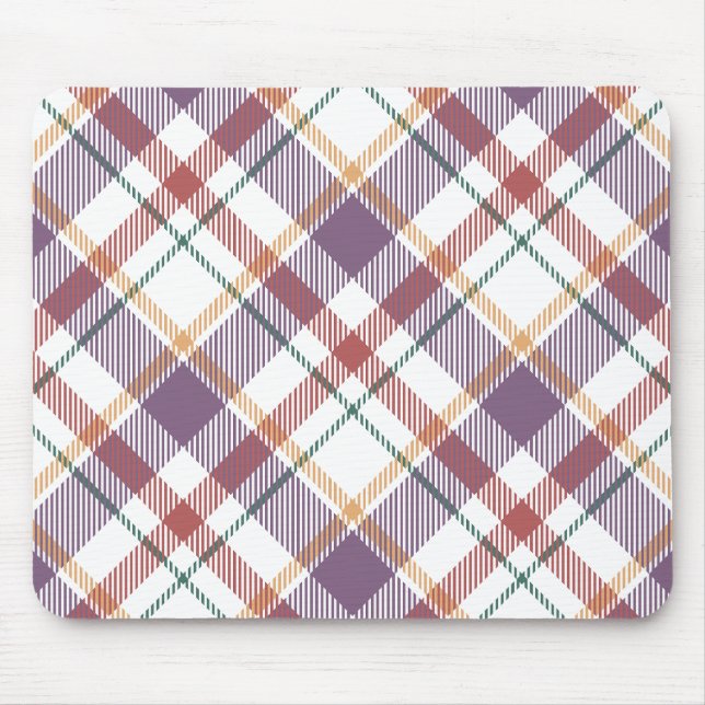 Classic Plaid Pattern Mouse Mat (Front)