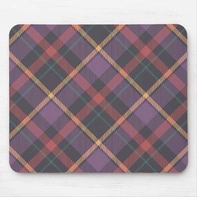 Classic Plaid Pattern Mouse Mat (Front)