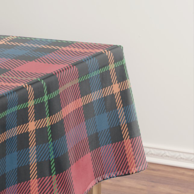 Classic Plaid Pattern Tablecloth (In Situ)
