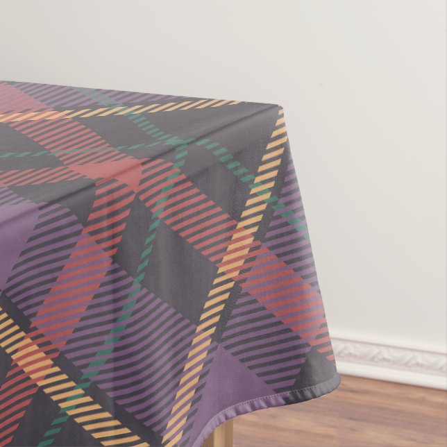 Classic Plaid Pattern Tablecloth (In Situ)