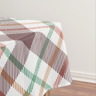 Classic Plaid Pattern Tablecloth