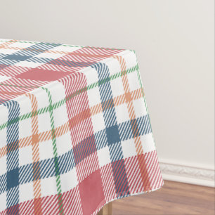 Classic Plaid Pattern Tablecloth