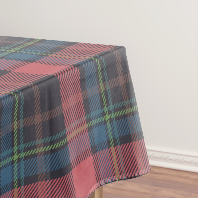 Classic Plaid Pattern Tablecloth (In Situ)