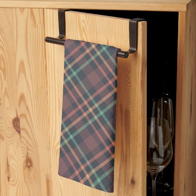 Classic Plaid Pattern Tea Towel (Thirds Fold)