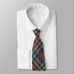 Classic Plaid Pattern Tie
