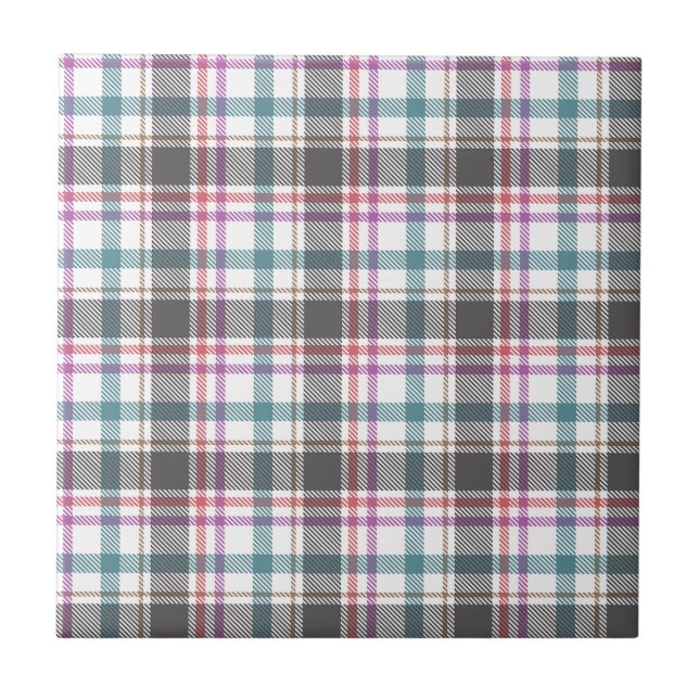 Classic Plaid Pattern Tile (Front)