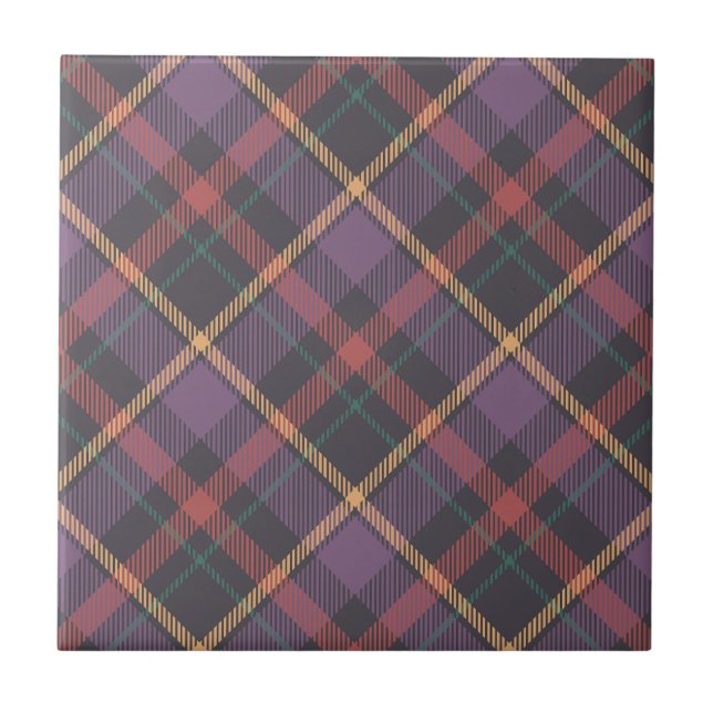 Classic Plaid Pattern Tile (Front)