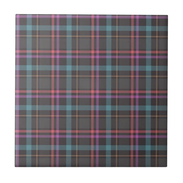 Classic Plaid Pattern Tile (Front)