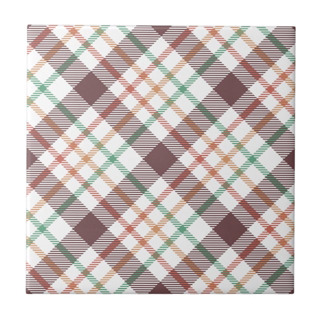 Classic Plaid Pattern Tile (Front)