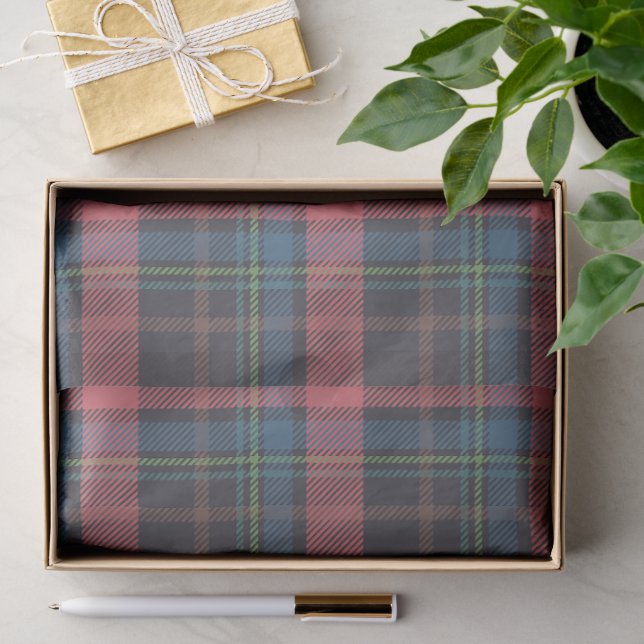 Classic Plaid Pattern Tissue Paper (Gift)