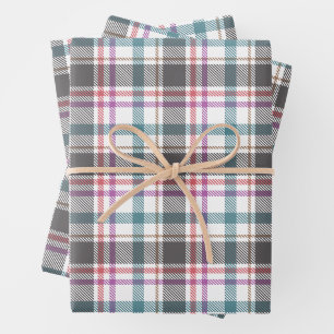 Classic Plaid Pattern Wrapping Paper Sheet