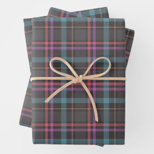 Classic Plaid Pattern Wrapping Paper Sheet