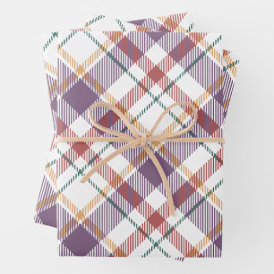 Classic Plaid Pattern Wrapping Paper Sheet