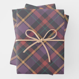 Classic Plaid Pattern Wrapping Paper Sheet
