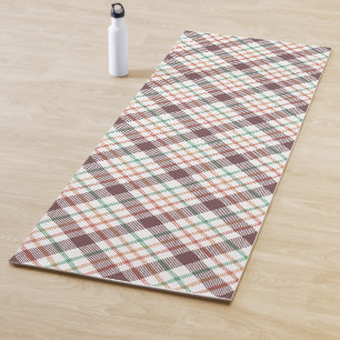 Classic Plaid Pattern Yoga Mat
