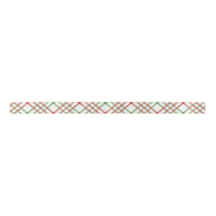 Classic Plaid Ribbon Satin Ribbon