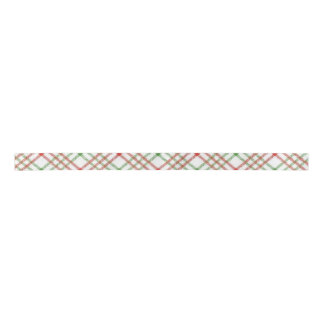 Classic Plaid Ribbon Satin Ribbon