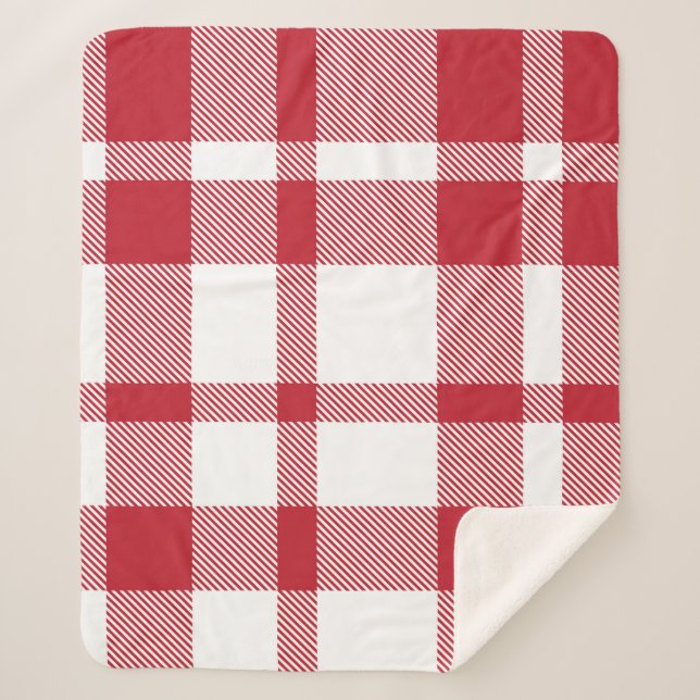 Classic Plaid Tartan Seamless Pattern. apparel, ar Sherpa Blanket (Front)
