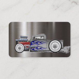 Classic Platinum Automotive Business Cards