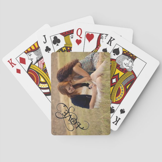Classic Playing Cards - Add Your Own Photo (Back)