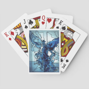 Classic Playing Cards Blue Angel