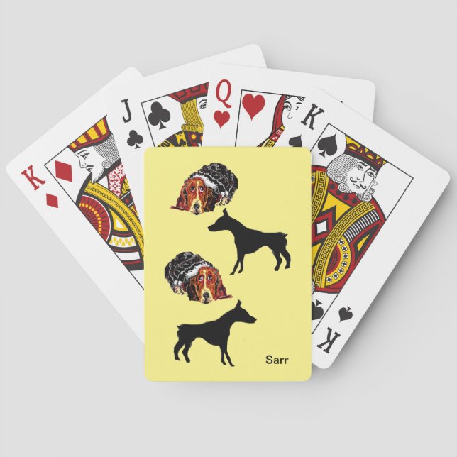 Classic Playing Cards Dog's World (Back)