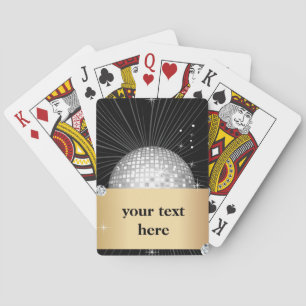 Classic Playing Cards, glitter disco ball Cards