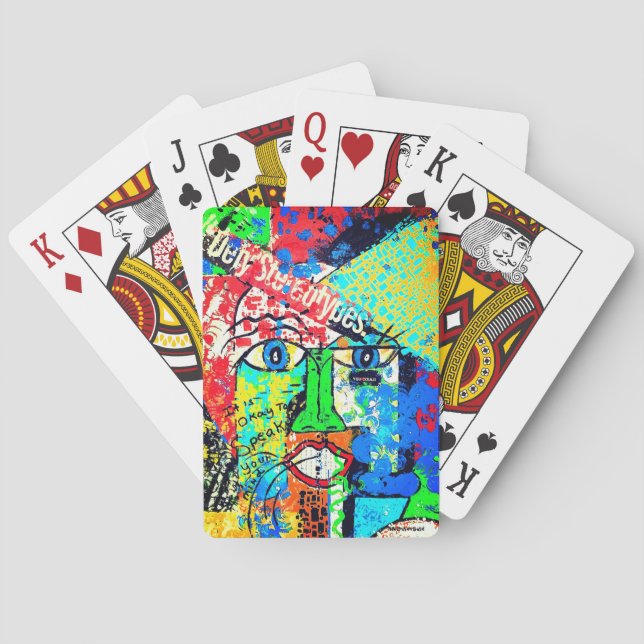 Classic Playing Cards with Art "Defy Stereotypes" (Back)