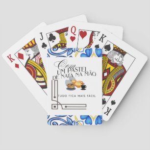 Classic Playing Cards with Portuguese tiles & say