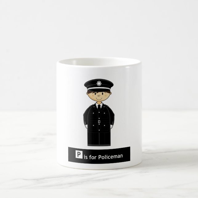Classic Policeman Coffee Mug (Center)